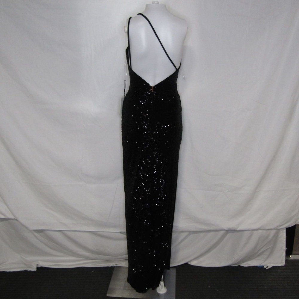 Nookie Womens Dress Black Size Medium Liberty Sequin Gown - Picture 5 of 7